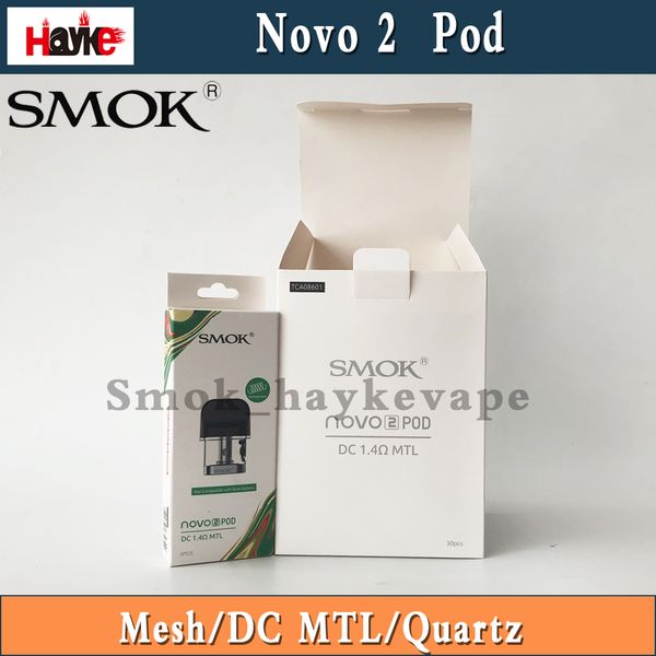SMOK NOVO 2 Pods Cartridges 2ml Juice Capacity Mesh Ceramic Quarzt & DC MTL Pod Replacements Cores for NOVO 2 Kit 100% Authentic empty
SMOK NOVO 2 Pods Cartridges 2ml Juice Capacity Mesh Ceramic Quarzt & DC MTL Pod Replacements Cores for NOVO 2 Kit 100% Authentic empty
