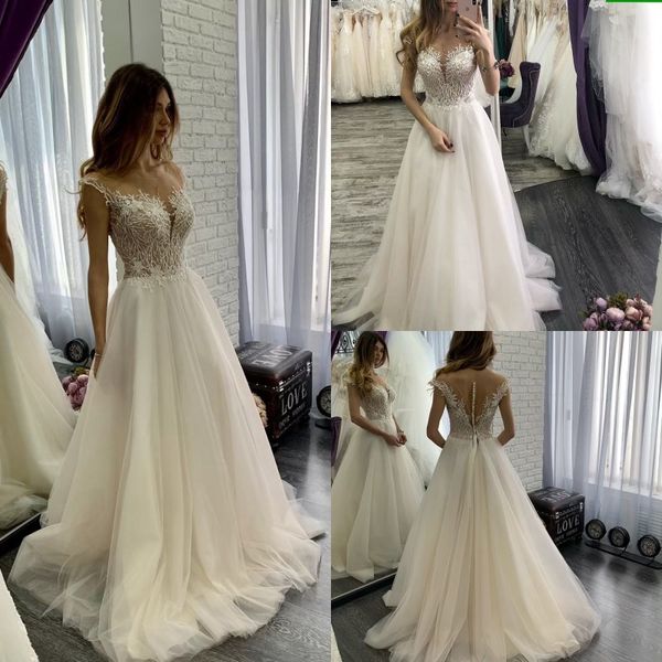 cap sleeve bohemian country wedding dresses sweep train bridal gowns lace beach wedding gowns custom made, White
cap sleeve bohemian country wedding dresses sweep train bridal gowns lace beach wedding gowns custom made, White