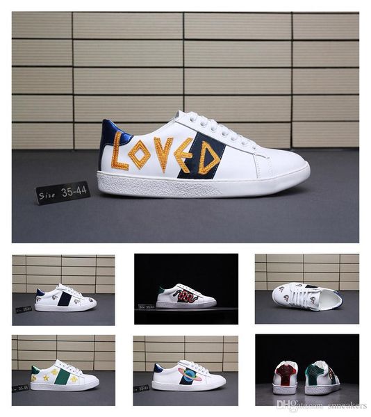 ads 2019 latest lambskin embroidered color matching campus style fashion casual shoes, young men and women designer shoes tennis shoes, Black
ads 2019 latest lambskin embroidered color matching campus style fashion casual shoes, young men and women designer shoes tennis shoes, Black