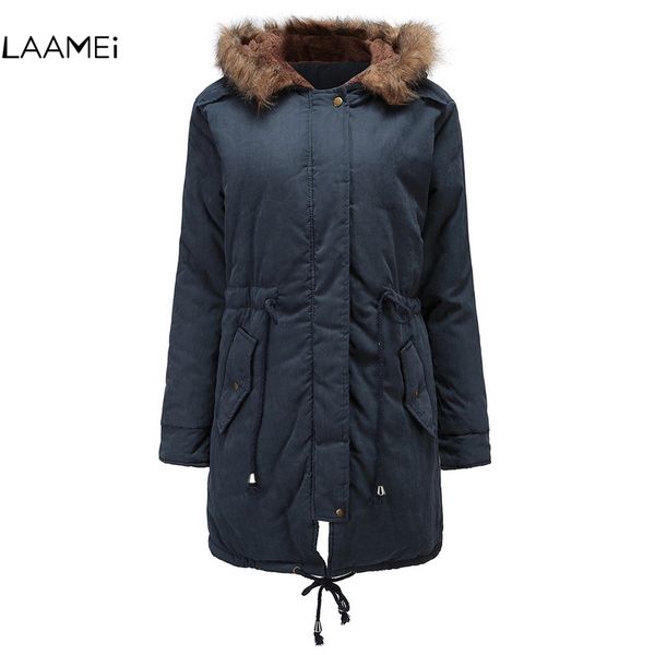 laamei women warm fashion parkas outerwear winter women new coat fur collar hooded long section large size slim windproof coat, Black
laamei women warm fashion parkas outerwear winter women new coat fur collar hooded long section large size slim windproof coat, Black