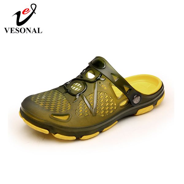 vesonal 2019 summer breathable hollow out slippers men shoes hole holes shoes jelly male water beach slides sandals, Black
vesonal 2019 summer breathable hollow out slippers men shoes hole holes shoes jelly male water beach slides sandals, Black