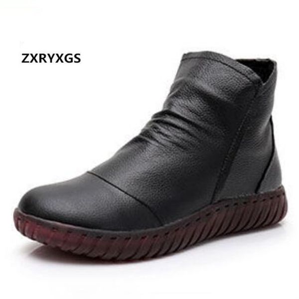 2019 new light soft comfort winter boots women boots casual shoes flat non-slip genuine leather shoes women sneakers snow, Black
2019 new light soft comfort winter boots women boots casual shoes flat non-slip genuine leather shoes women sneakers snow, Black