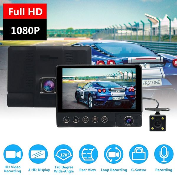 car dvr camera 3 lens 4.0 inch full hd 1080p lcd screen 170 degree rear view g-sensor auto dash cam infrared night vision car ca
car dvr camera 3 lens 4.0 inch full hd 1080p lcd screen 170 degree rear view g-sensor auto dash cam infrared night vision car ca