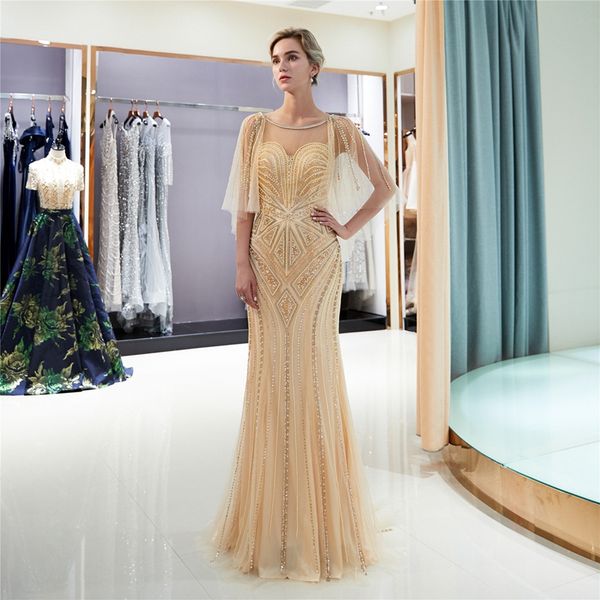 f018 charming jewel neck gold evening dresses with sheer collar major beading evening gowns sheath gold evening dresses with zipper up back, Black;red
f018 charming jewel neck gold evening dresses with sheer collar major beading evening gowns sheath gold evening dresses with zipper up back, Black;red