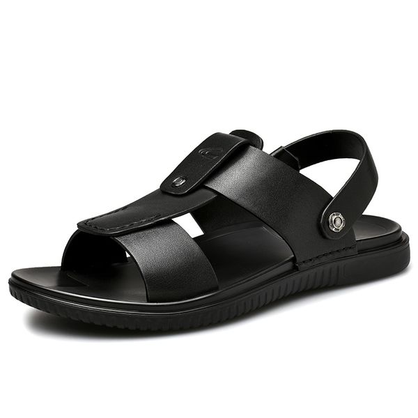 2019 new summer men sandals real leather nonsplit soft comfortable men shoes fashion men casual shoes, Black
2019 new summer men sandals real leather nonsplit soft comfortable men shoes fashion men casual shoes, Black
