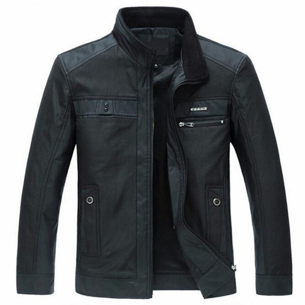 men's jackets men spring autumn leisure jacket thin business coat 4xl zipper black male casual style stand collar, Black;brown
men's jackets men spring autumn leisure jacket thin business coat 4xl zipper black male casual style stand collar, Black;brown