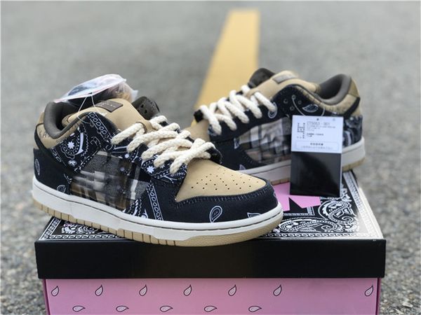 2020 original authentic sb dunk low travis scott regular box cactus jack black parachute beige petra brown ct5053-001 mens running shoes
2020 original authentic sb dunk low travis scott regular box cactus jack black parachute beige petra brown ct5053-001 mens running shoes