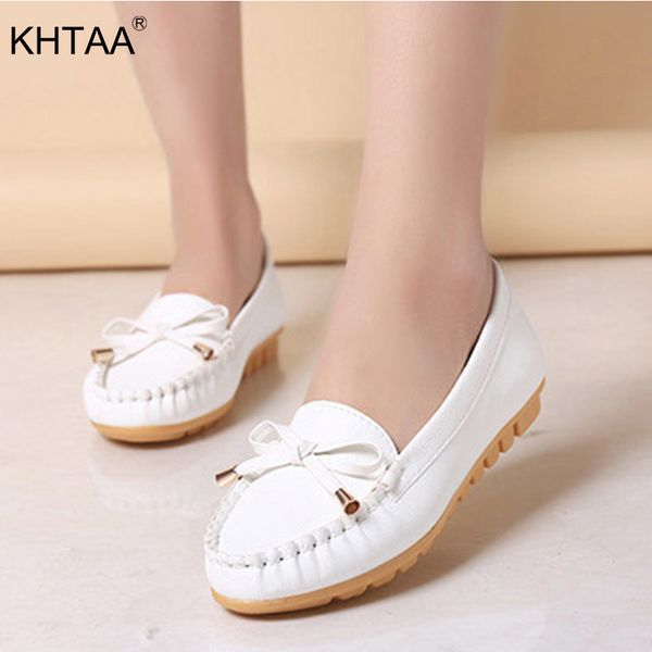 khtaa autumn women flat loafers female bowtie leisure shallow slip on casual moccasins ladies solid sewing flats footwear, Black
khtaa autumn women flat loafers female bowtie leisure shallow slip on casual moccasins ladies solid sewing flats footwear, Black