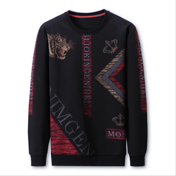 new autumn/winter 2019 european and american men's wear long-sleeved round collar letter printing fashionable and handsome casual hoodi, Black
new autumn/winter 2019 european and american men's wear long-sleeved round collar letter printing fashionable and handsome casual hoodi, Black