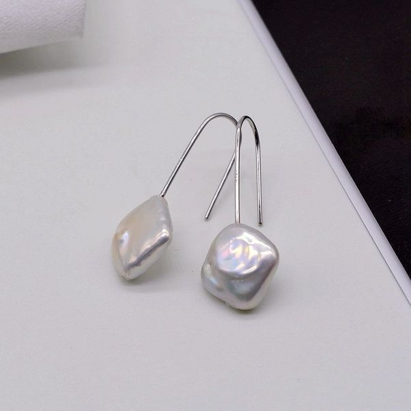 simple baroque straight hook earrings small square baroque pearl sterling silver allergy free
simple baroque straight hook earrings small square baroque pearl sterling silver allergy free