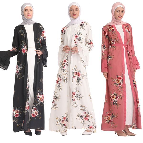 2019 new arrival muslim women floral print abaya with belt s-2xl plus size islamic women flare sleeve jilbab, Red
2019 new arrival muslim women floral print abaya with belt s-2xl plus size islamic women flare sleeve jilbab, Red