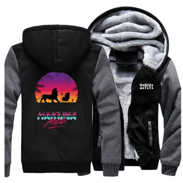 the lion king cartoon warm clothing hoodies winter 2019 streetwear funny anime hakuna matata raglan mens sweatshirt coat thick, Black
the lion king cartoon warm clothing hoodies winter 2019 streetwear funny anime hakuna matata raglan mens sweatshirt coat thick, Black