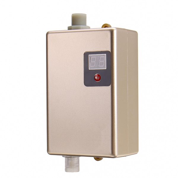 110-240v 3500w mini water instant heater electric tankless instant water heater bathroom kitchen washing - gold
110-240v 3500w mini water instant heater electric tankless instant water heater bathroom kitchen washing - gold