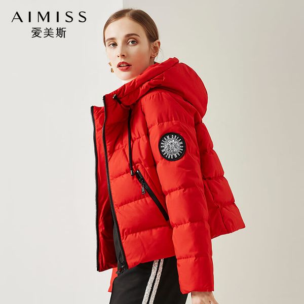 aimiss brand fashion women down jacekt real dark down 90% fashion thick warm winter short cort clothes for winter, Black
aimiss brand fashion women down jacekt real dark down 90% fashion thick warm winter short cort clothes for winter, Black