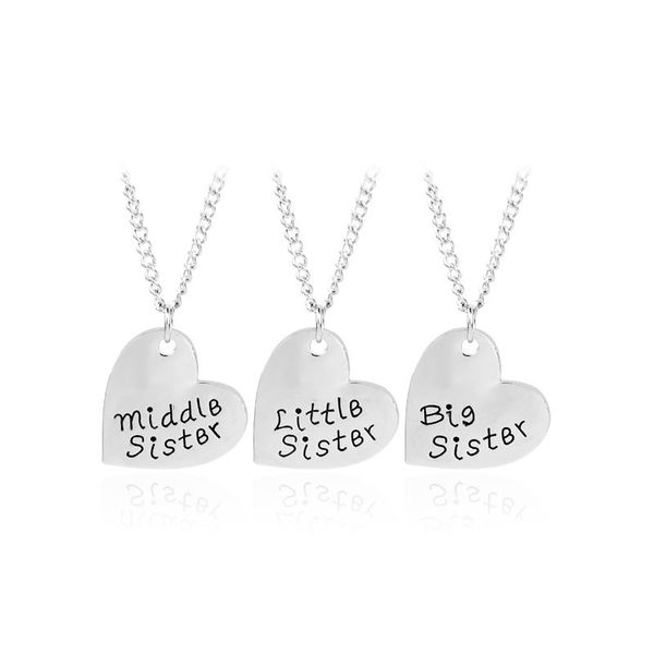 new arrival big sis middle sis little sis gold silver plated necklace lettering heart pendant for sisters christmas jewelry kobaq
new arrival big sis middle sis little sis gold silver plated necklace lettering heart pendant for sisters christmas jewelry kobaq