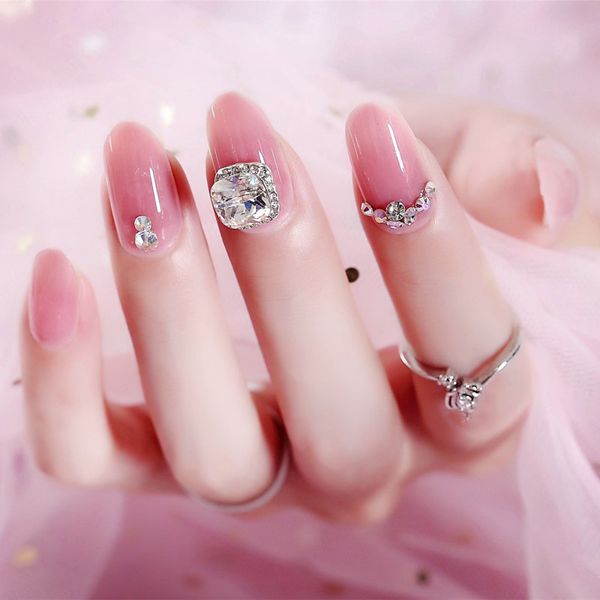 fashion lady nail art tools 24pcs pink nature fake nails with glue bride finger decor shiny 3d rhinestone false artificial nail, Red;gold
fashion lady nail art tools 24pcs pink nature fake nails with glue bride finger decor shiny 3d rhinestone false artificial nail, Red;gold