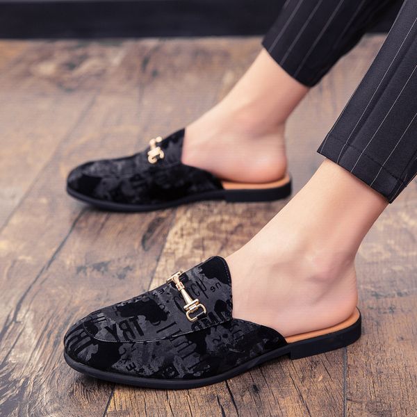 2020 men's business dress shoes wedding party retro leather men casual shoes summer slippers breathable moccasins, Black
2020 men's business dress shoes wedding party retro leather men casual shoes summer slippers breathable moccasins, Black