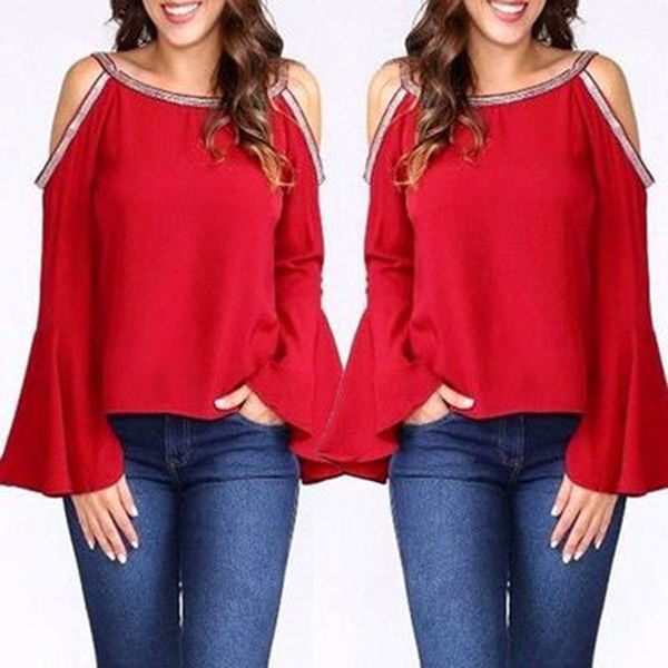 fashion sping women long sleeve tee shirt flared sleeve ladies casual o-neck loose women t shirt female tee, White
fashion sping women long sleeve tee shirt flared sleeve ladies casual o-neck loose women t shirt female tee, White