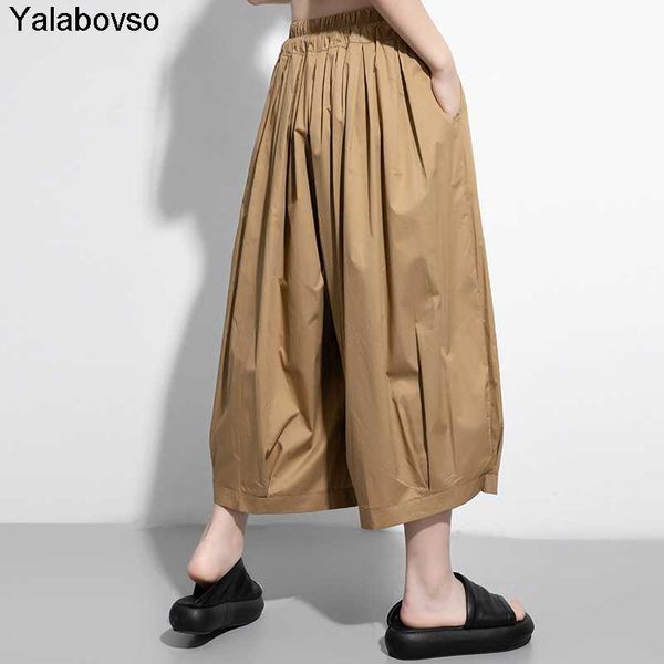 women's pants & capris 2021 summer elastic waist solid color wide leg large size casual trousers female pantalon femmle, Black;white
women's pants & capris 2021 summer elastic waist solid color wide leg large size casual trousers female pantalon femmle, Black;white