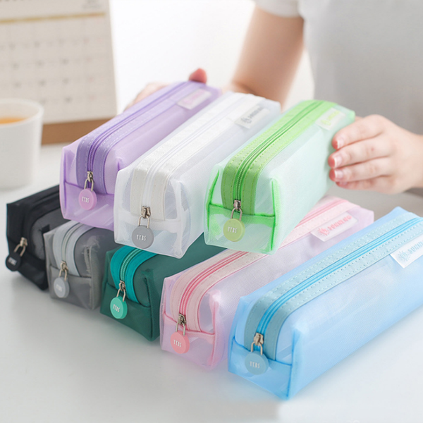 1pc cute kawaii nylon transparent pencil cases for girls pen bag school supplies stationery pouch bag estuche escolar trousse
1pc cute kawaii nylon transparent pencil cases for girls pen bag school supplies stationery pouch bag estuche escolar trousse
