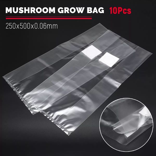 10pcs 250x500x0.06mm pvc mushroom spawn grow bag substrate high temp pre sealable garden supplies
10pcs 250x500x0.06mm pvc mushroom spawn grow bag substrate high temp pre sealable garden supplies