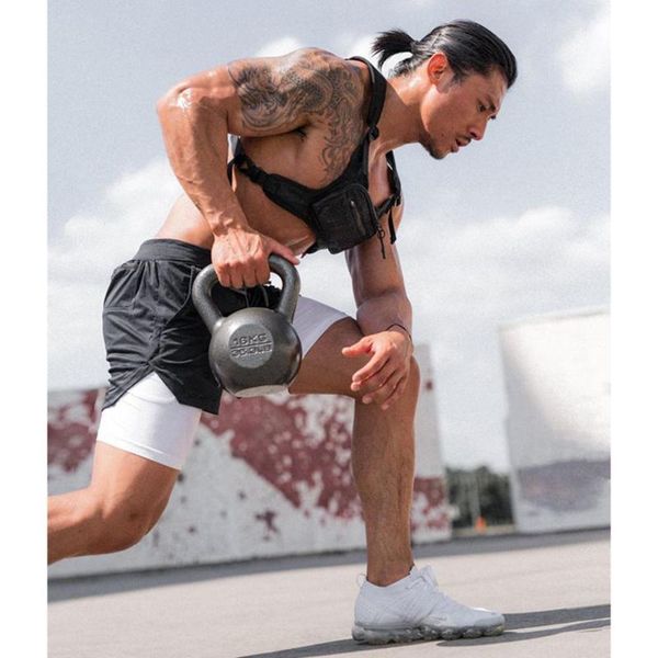 jasperwu running shorts men summer 2 in 1 sports cycling fitness training quick dry mens gym sport half pants 2021, Black;blue
jasperwu running shorts men summer 2 in 1 sports cycling fitness training quick dry mens gym sport half pants 2021, Black;blue