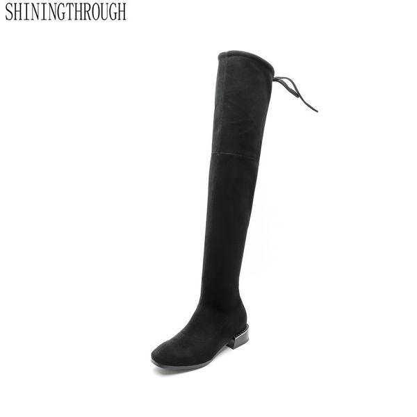 genuine leather over the knee high snow boots women fashion autumn winter thigh high boots shoes woman size 34-43, Black
genuine leather over the knee high snow boots women fashion autumn winter thigh high boots shoes woman size 34-43, Black