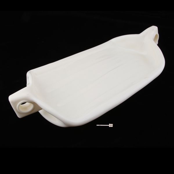 G Series Fender Ribbed Boat Fender White Vinyl Bumper Dock Shield Protection Bigger Size