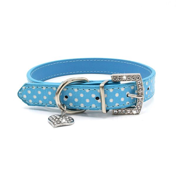 skin friendly rhinestone buckle polka dot durable pet collar cat dog neck safety adjustable casual accessories soft light weight
skin friendly rhinestone buckle polka dot durable pet collar cat dog neck safety adjustable casual accessories soft light weight