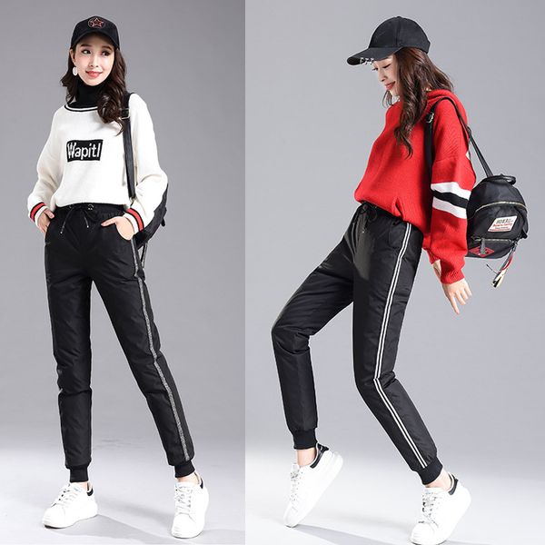 upgrade edition down pants 90% white duck down woman self-cultivation elastic force hiking camping climbing bound feet trousers, Black;green
upgrade edition down pants 90% white duck down woman self-cultivation elastic force hiking camping climbing bound feet trousers, Black;green