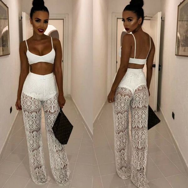 women strapless basic tank + long pants underwear two-piece tight bodycon playsuit jumpsuit thin soliclace romper set 2019, Black;pink
women strapless basic tank + long pants underwear two-piece tight bodycon playsuit jumpsuit thin soliclace romper set 2019, Black;pink