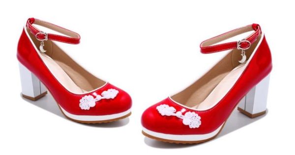 2019 women's shoes in spring and autumn with new style high heel coarse heel round head @zx66666, Black
2019 women's shoes in spring and autumn with new style high heel coarse heel round head @zx66666, Black