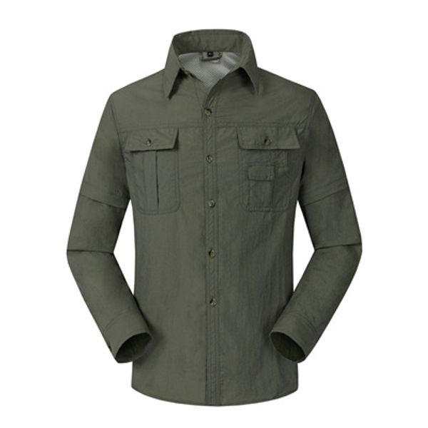 quick dry outdoor men's summer long sleeve shirts breathable removable sports fishing trekking hiking male thin clothing, White;black
quick dry outdoor men's summer long sleeve shirts breathable removable sports fishing trekking hiking male thin clothing, White;black