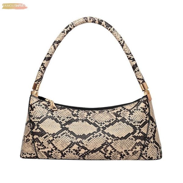 ladies snake pattern baguette bag zipper fashion simple handbag casual shoulder bag t2
ladies snake pattern baguette bag zipper fashion simple handbag casual shoulder bag t2