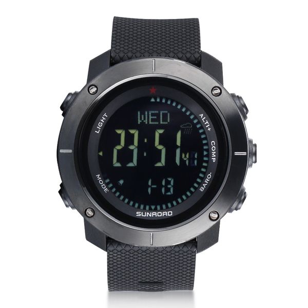 sunroad new arrival men's montre femme digital watches with altimeter barometer alarm clock compass thermometer altitude trend, Slivery;brown
sunroad new arrival men's montre femme digital watches with altimeter barometer alarm clock compass thermometer altitude trend, Slivery;brown