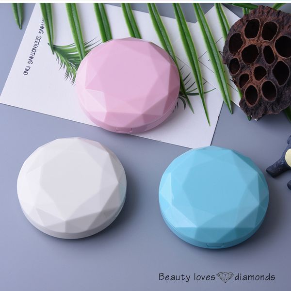 plastic diamond facecover colorful contact lens case storage soaking lovely box case lens container for lenses 019-30, Silver
plastic diamond facecover colorful contact lens case storage soaking lovely box case lens container for lenses 019-30, Silver