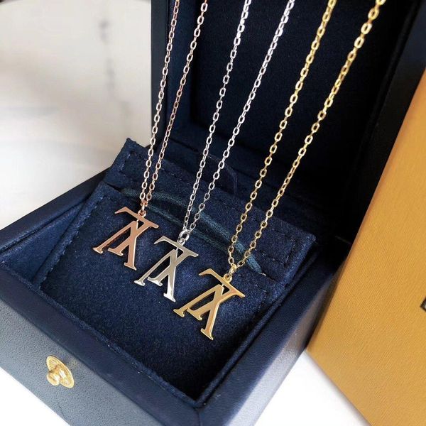 classic pendant necklace designer bracelet rings luxury jewelry women earrings bracelet mens 14k gold chains cuban link chain, Silver
