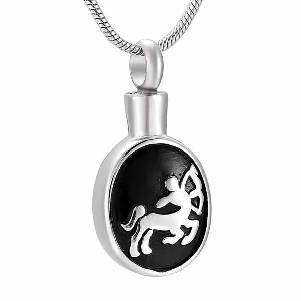 ijd9909 sagittarius shape design stainless steel cremation memorial pendant for ashes urn keepsake souvenir necklace men gift jewelry, Silver
ijd9909 sagittarius shape design stainless steel cremation memorial pendant for ashes urn keepsake souvenir necklace men gift jewelry, Silver