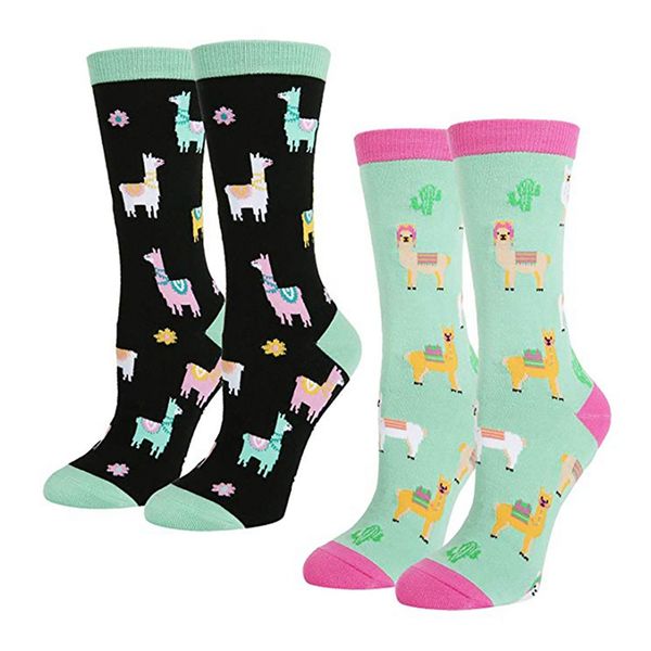 casual cartoon alpaca printed sports socks christmas holiday crew cotton spandex hosiery footwear, Black
casual cartoon alpaca printed sports socks christmas holiday crew cotton spandex hosiery footwear, Black