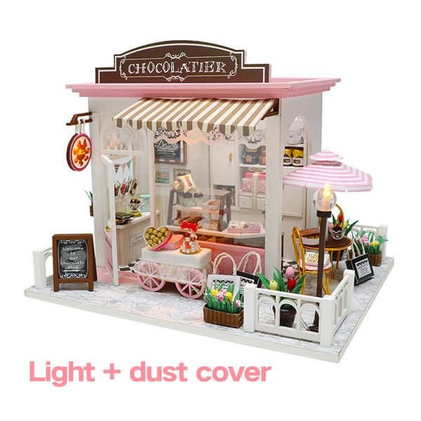 diy doll house miniature sweet chocolate waiting time store dollhouse with furnitures woodentoys for children birthday gifts y200704
diy doll house miniature sweet chocolate waiting time store dollhouse with furnitures woodentoys for children birthday gifts y200704