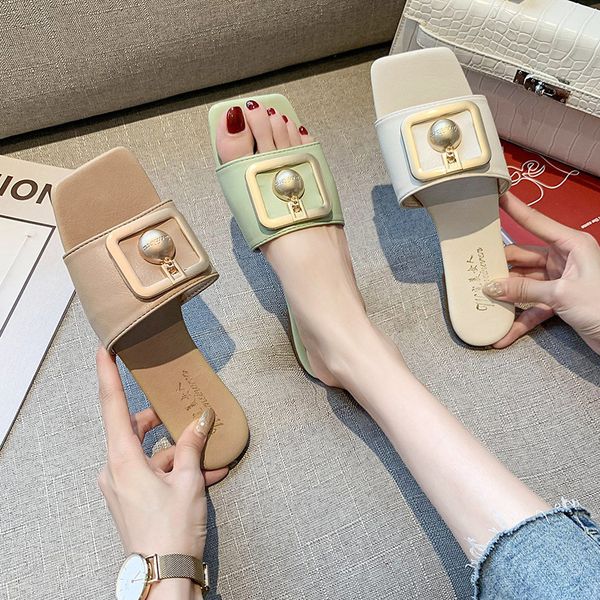 shoes woman 2020 low rivet slippers casual slipers women square toe luxury soft new flat summer pu basic metal decoration, Black
shoes woman 2020 low rivet slippers casual slipers women square toe luxury soft new flat summer pu basic metal decoration, Black
