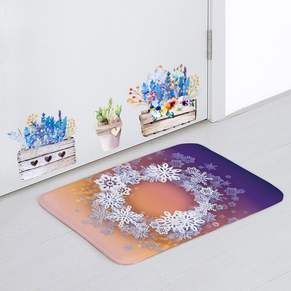 novelty charm popular absorbent bathroom mat snowflake stacked light blue pattern doormat purple gradient mini christmas carpet
novelty charm popular absorbent bathroom mat snowflake stacked light blue pattern doormat purple gradient mini christmas carpet