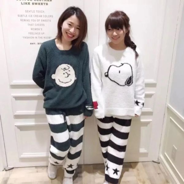japanese gp winter sweater womens pajamas pyjamas set sleepwear pijama pajamas suit female sleep two piece set loungewear, Blue;gray
japanese gp winter sweater womens pajamas pyjamas set sleepwear pijama pajamas suit female sleep two piece set loungewear, Blue;gray