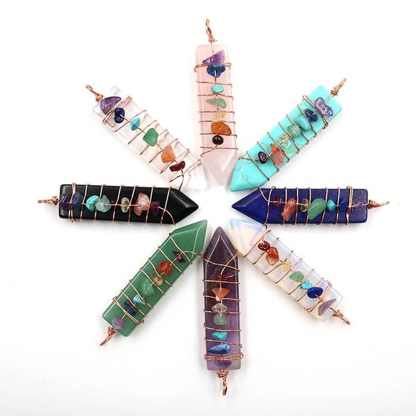 wholesale 10 pcs rose gold plated wire wrap sword shape amethyst stone pendant lapis lazuli vintage style jewelry, Silver
wholesale 10 pcs rose gold plated wire wrap sword shape amethyst stone pendant lapis lazuli vintage style jewelry, Silver