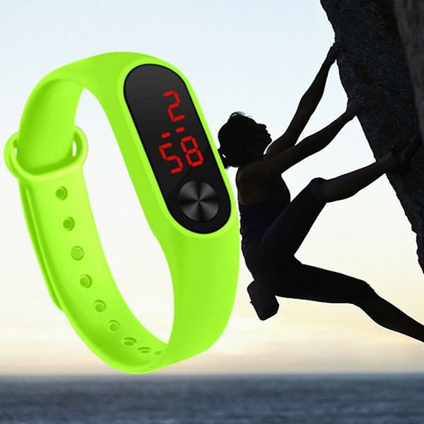 silicone led display waterproof watch digital wristwatch kids students gifts j55, Slivery;brown
silicone led display waterproof watch digital wristwatch kids students gifts j55, Slivery;brown