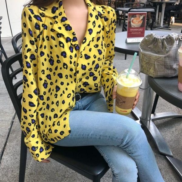 new spring autumn elegant leopard print shirts women korean blouse office ladies casual shirt plus size quality, White
new spring autumn elegant leopard print shirts women korean blouse office ladies casual shirt plus size quality, White