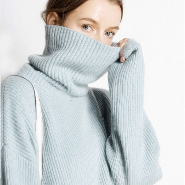 women's sweaters spring autumn winter thick high collar pullover women loose cashmere sweater fashion warm large size knit bottoming, White;black
women's sweaters spring autumn winter thick high collar pullover women loose cashmere sweater fashion warm large size knit bottoming, White;black