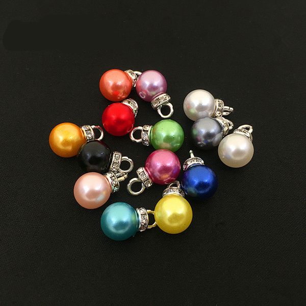 30pc 10mm beads round rhinestone abs imitation pearls charm pendant for earring bracelet choker necklace diy jewelry making z767, Bronze;silver
30pc 10mm beads round rhinestone abs imitation pearls charm pendant for earring bracelet choker necklace diy jewelry making z767, Bronze;silver