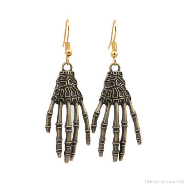 punk vintage skeleton ghost hand dangle earrings skull spider fatima hand drop earring for women halloween party jewelry gift for women, Silver
punk vintage skeleton ghost hand dangle earrings skull spider fatima hand drop earring for women halloween party jewelry gift for women, Silver