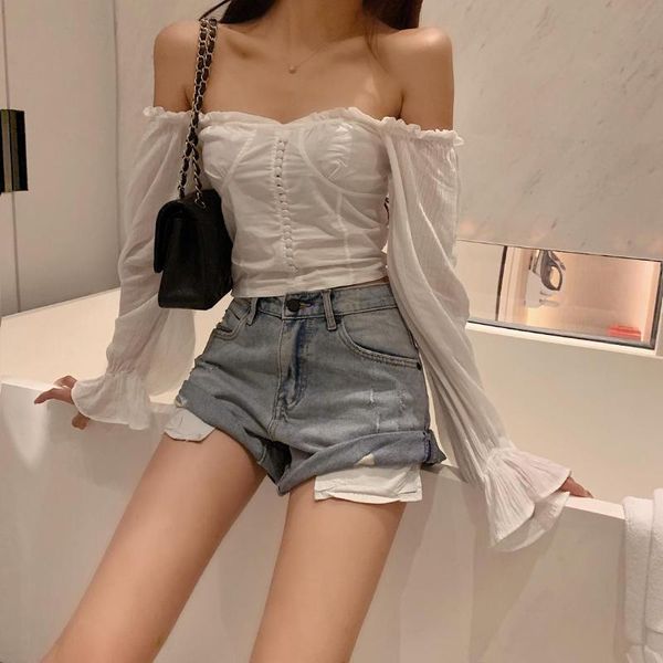 women's jeans sell short for girls summer big pockets retro washed loose denim pants fashion lady, Blue
women's jeans sell short for girls summer big pockets retro washed loose denim pants fashion lady, Blue